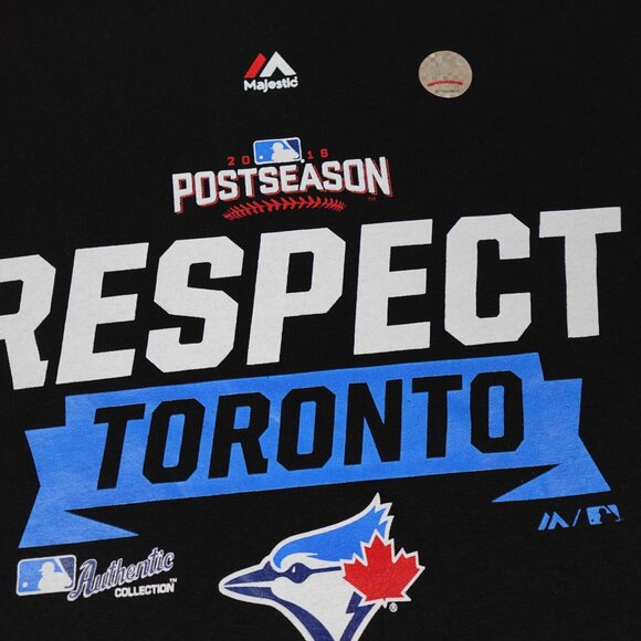 NEW 2016 Toronto Blue Jays Division Series Clincher Respect Baseball Tee Shirt - Picture 4 of 7